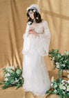 flowerchild inspired bridget bardot wedding veil made in toronto by blair nadeau