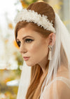 kate middleton inspired padded headband for brides