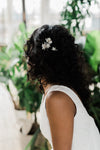 SUZETTE Clay Flower Bridal Hair Pins