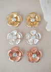 colour card for dyann pearl flower earrings