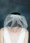 classic tulle birdcage veil for modern brides 