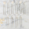 pearl and crystal hair pins for brides