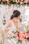 KELLY Flower Pearl Wedding Hair Vine