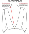 how to measure a back necklace
