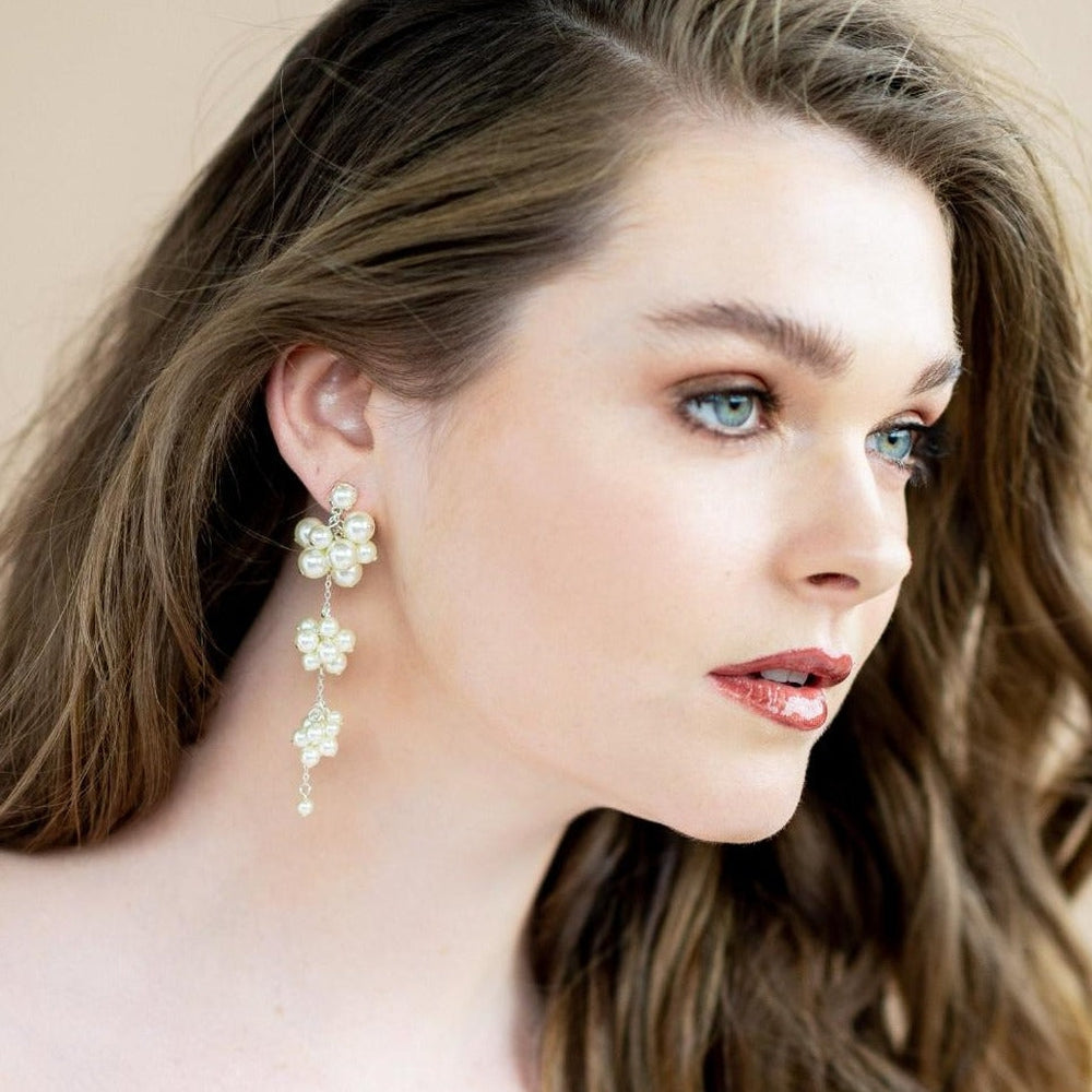 Earrings for wedding bride on sale