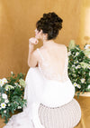 ivory wedding dress necklace for low back bridal gowns
