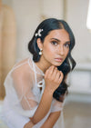 flower and pearl hairpins in toronto for weddings