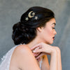  Starburst Celestial Moon & Star Bridal Hair Pin Set - Handmade in Toronto Ontario Canada - Blair Nadeau Bridal 