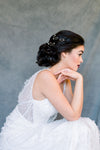 Crystal Rhinestone Bridal Shooting Star Celestial Wedding Hair Pin Set of 3 - handmade in toronto ontario canada - blair nadeau bridal 
