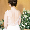 gold crystal bridal back drop jewelry for wedding dresses