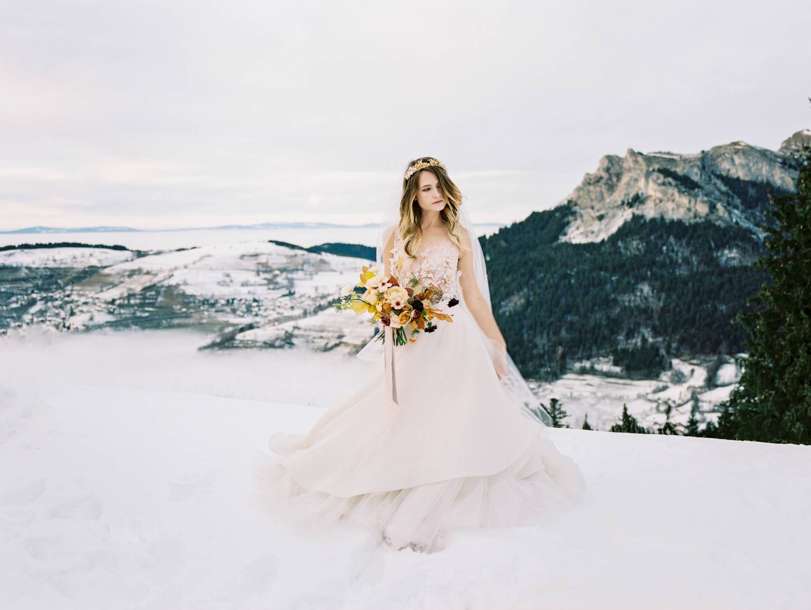 Ombre Skies in the French Alps