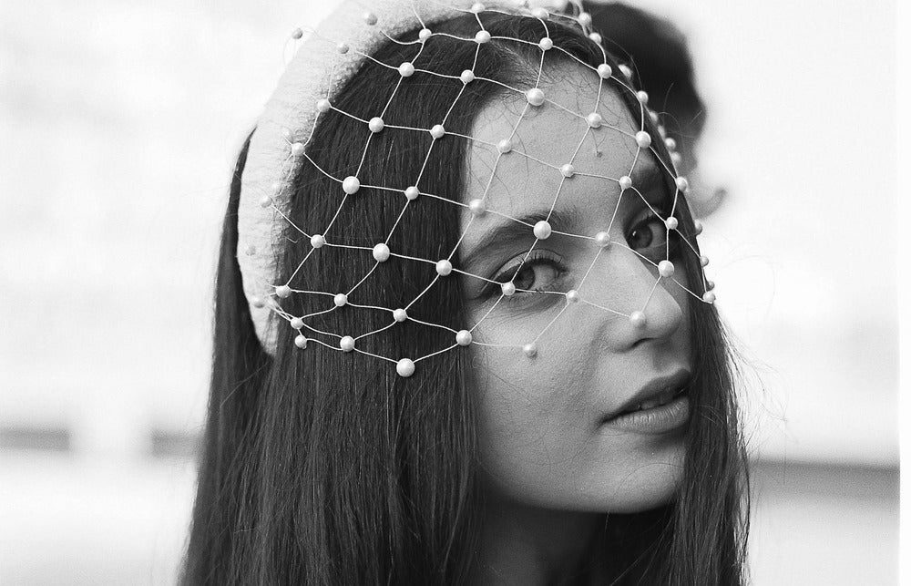 handmade birdcage veils for brides made in canada 