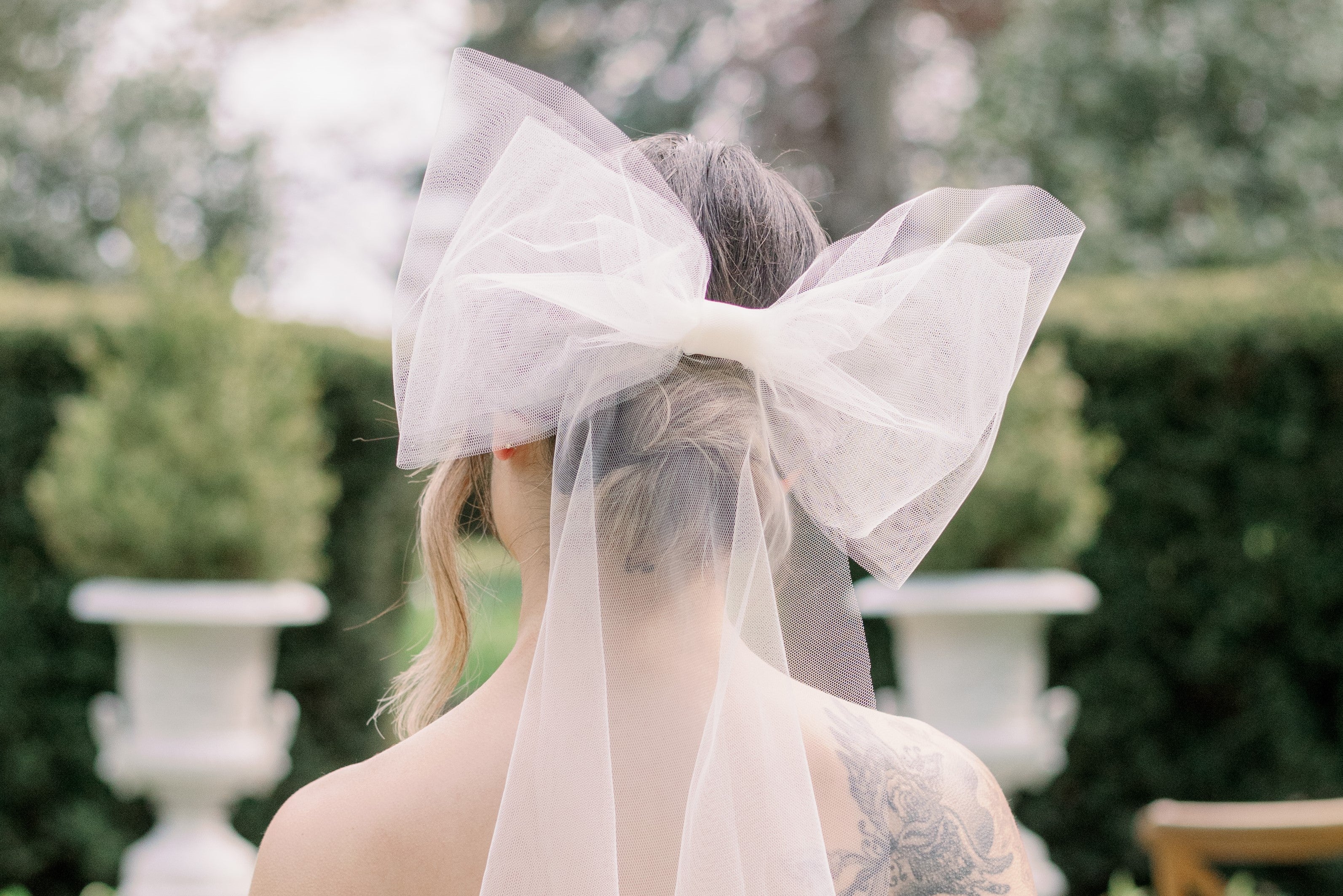 bridal hair bows for weddings