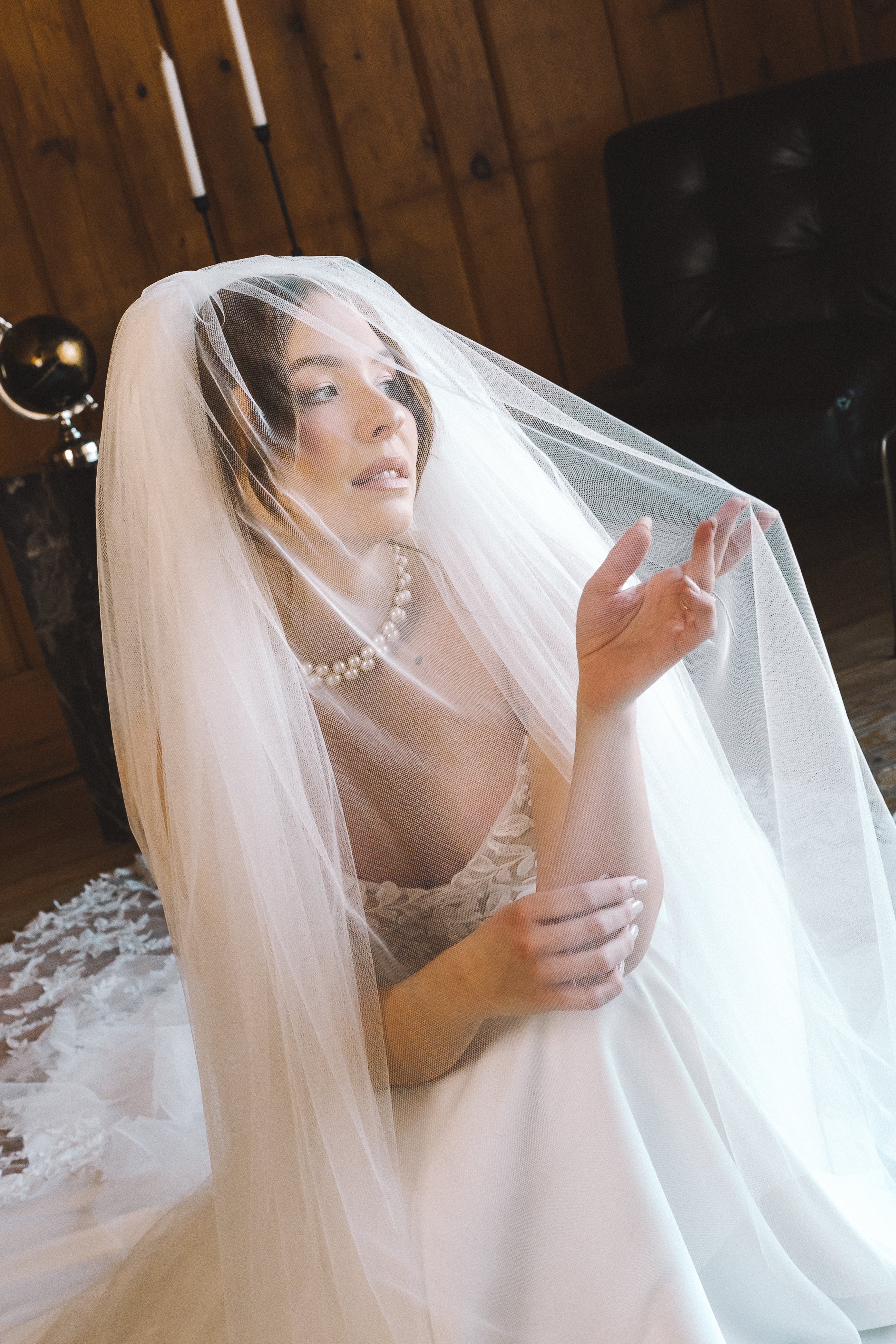 handmade tulle wedding veils made in canada