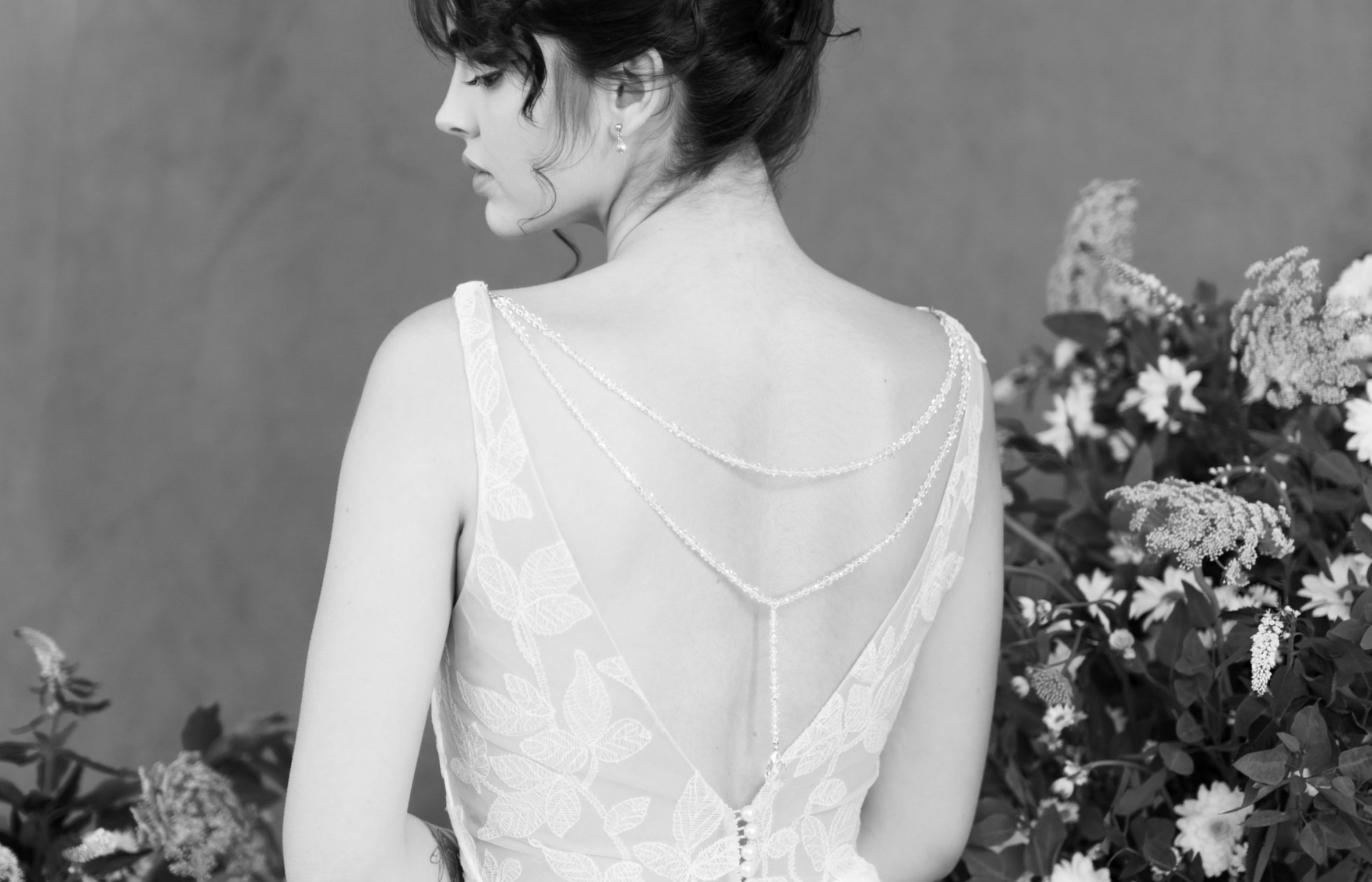 elegant bridal back necklaces for wedding dress accessories