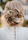 mutiple pearl bridal hair pins for wedding updo