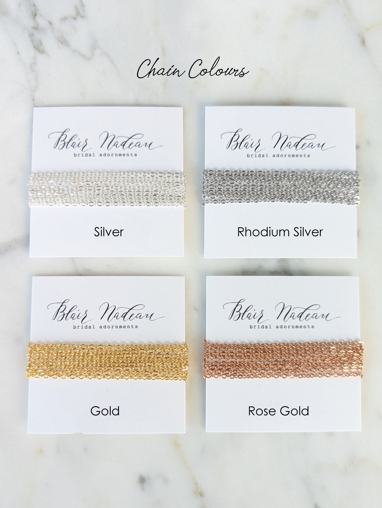 ALICIA Crystal Bridal Hair Chain