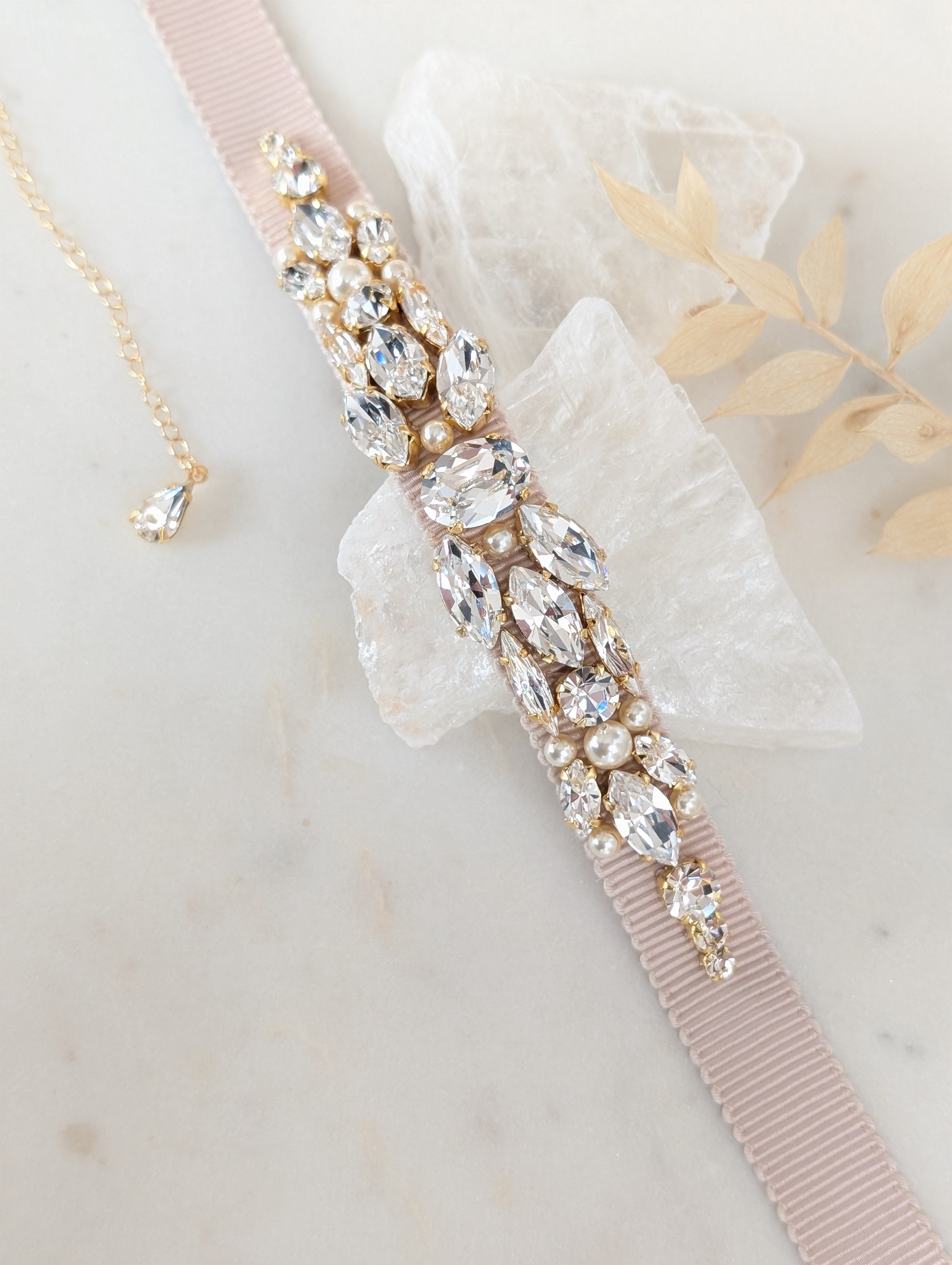 NARCISA Crystal Bridal Choker