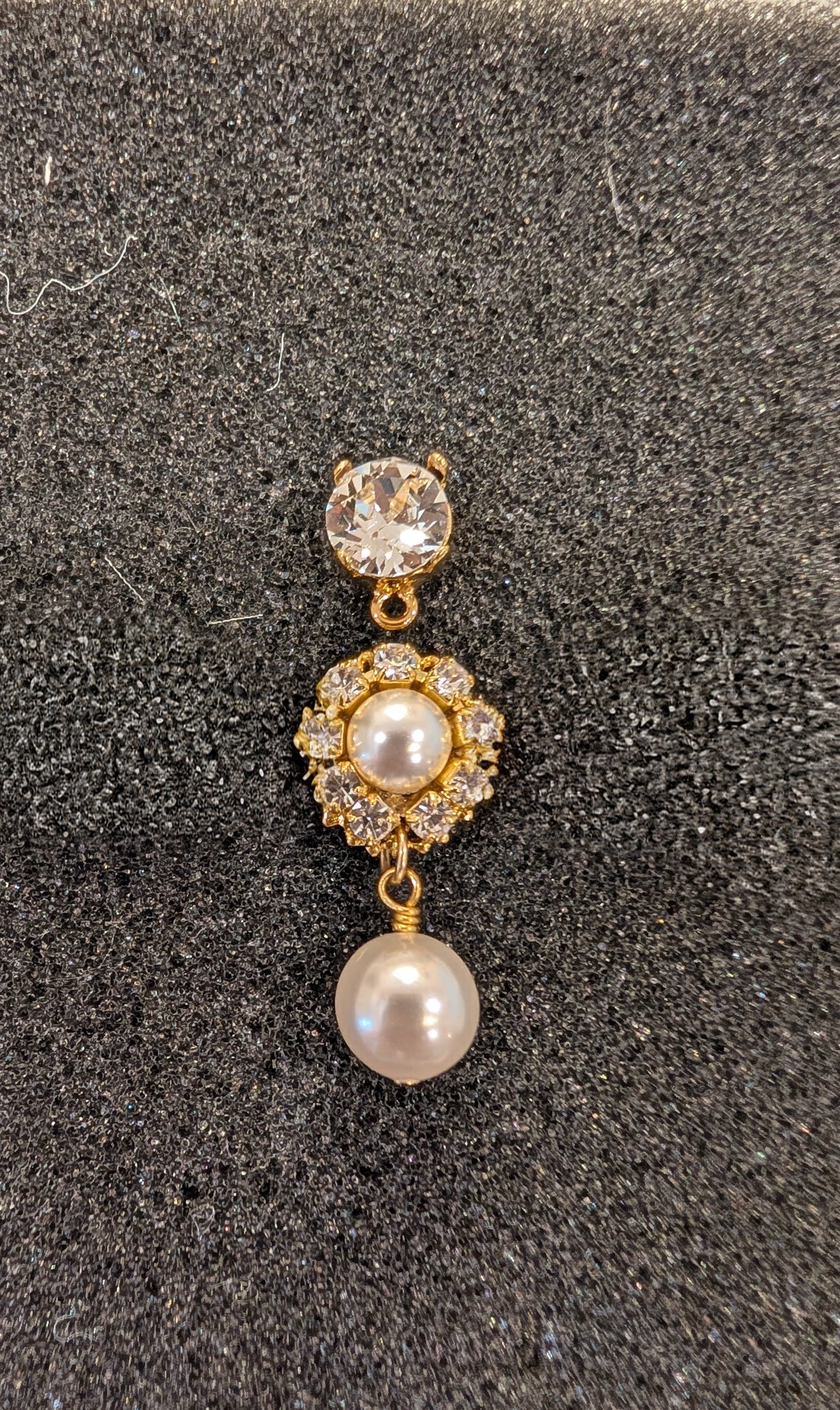 Custom SYLVIA Filigree Pearl Drop Earrings for Amanda