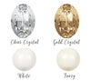 AMARA Large Crystal Pearl Drop Earrings