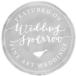 canadian bridal hair accessories and earrings as seen on wedding sparrow