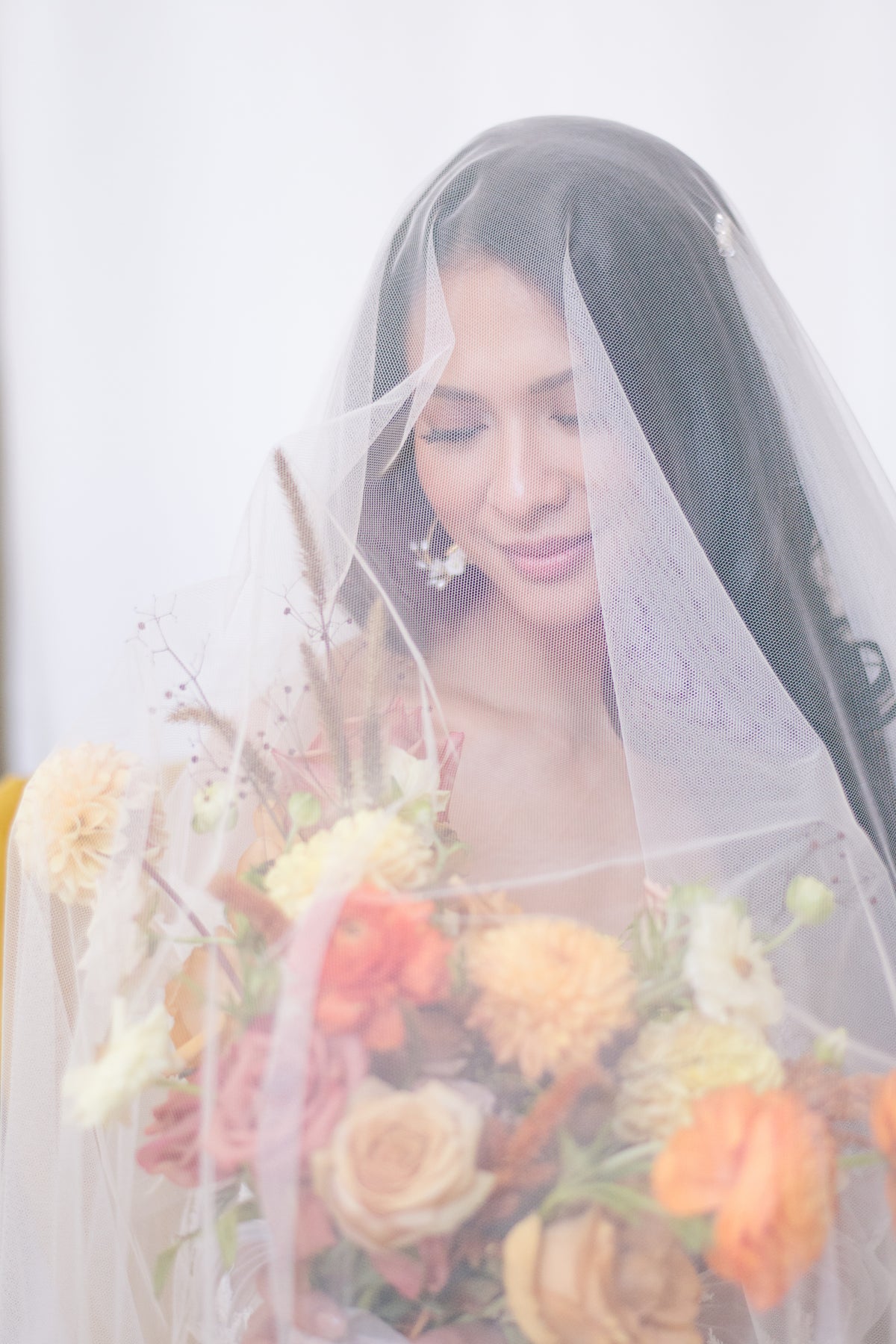 NWT wedding veil Plain Net Chapel Length Bridal Veil for Wholesale main image 4