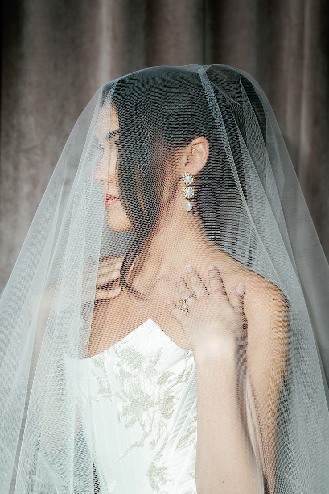 DAUPHINE Wedding Drop Veil