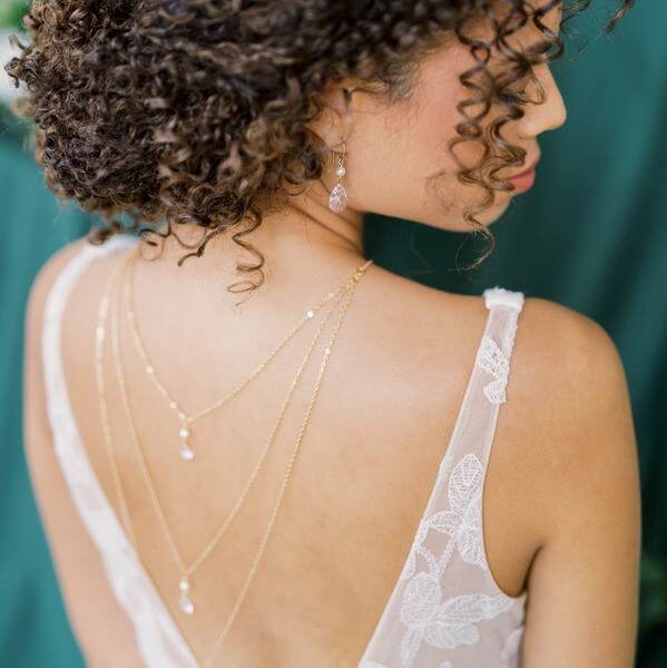 back necklaces for low back wedding dress jewellery