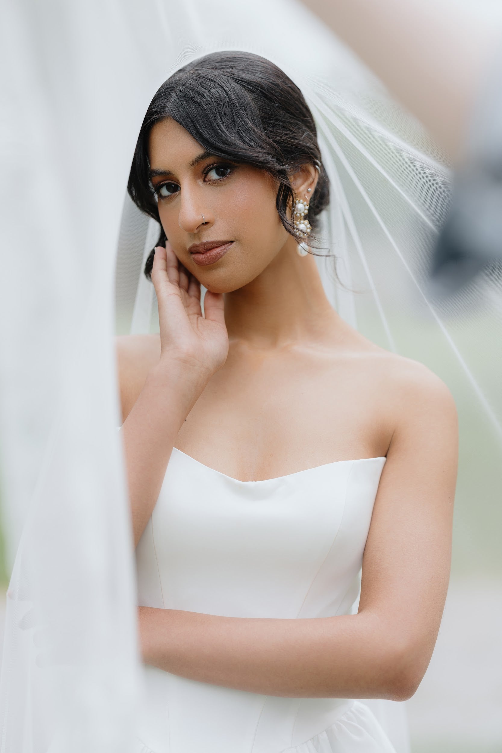 ZARAH Filigree Pearl Drop Earrings