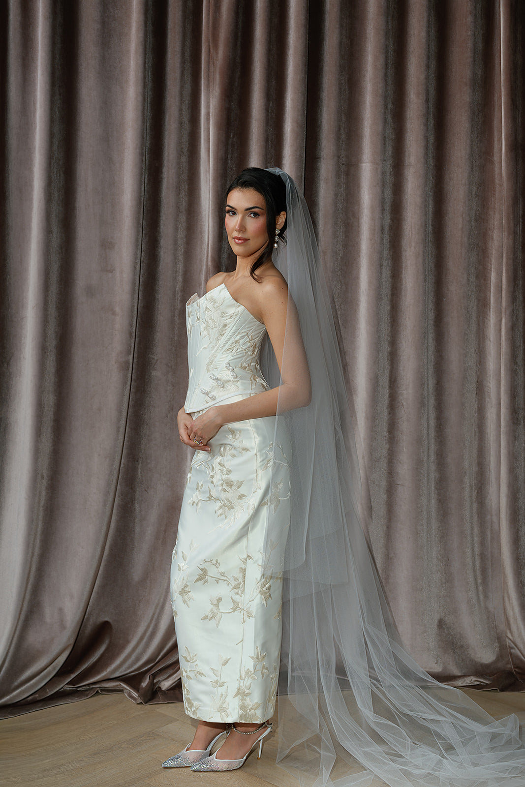 DAUPHINE Wedding Drop Veil