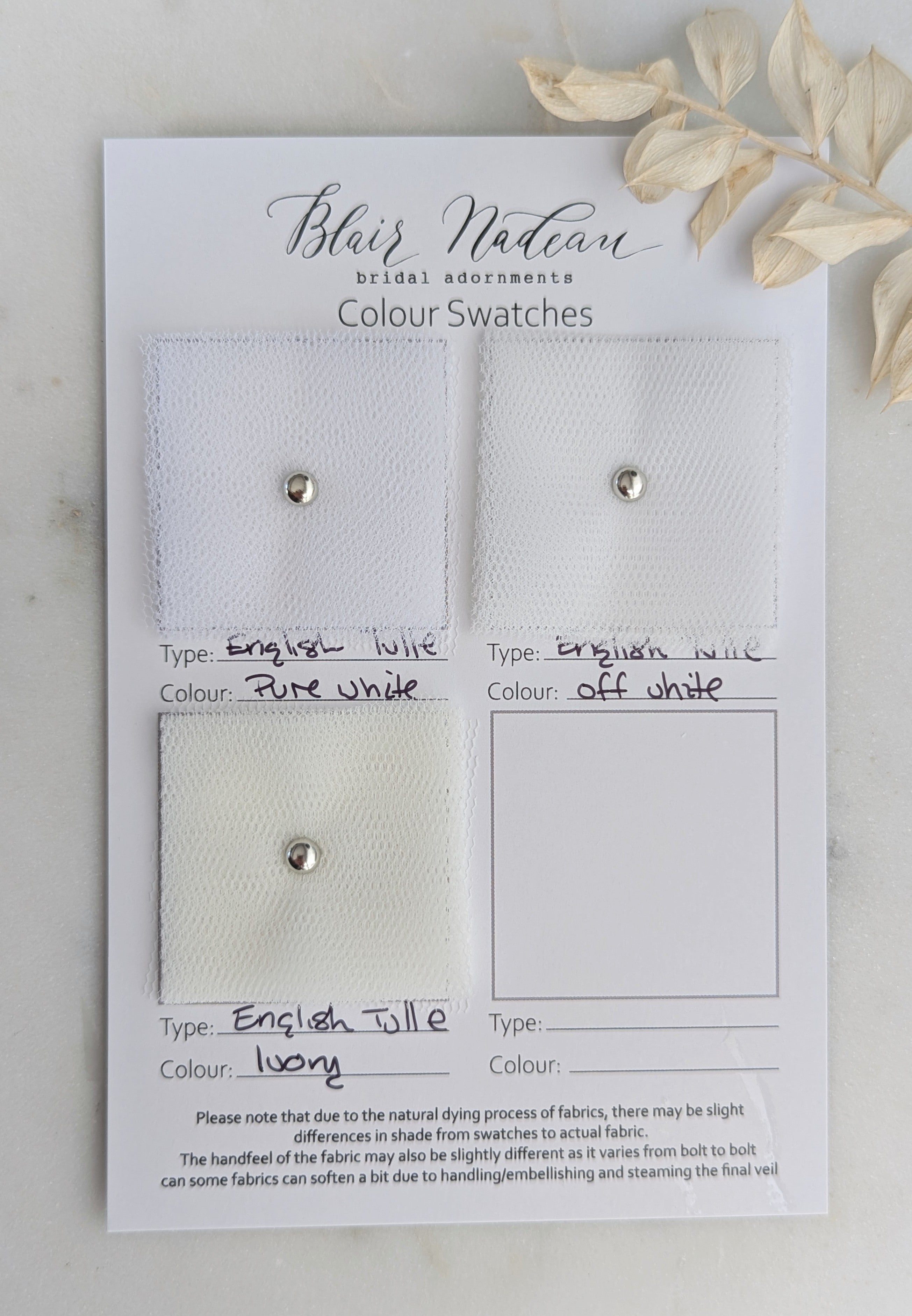 CLAIRE Extra Long Blusher Bridal Drop Veil