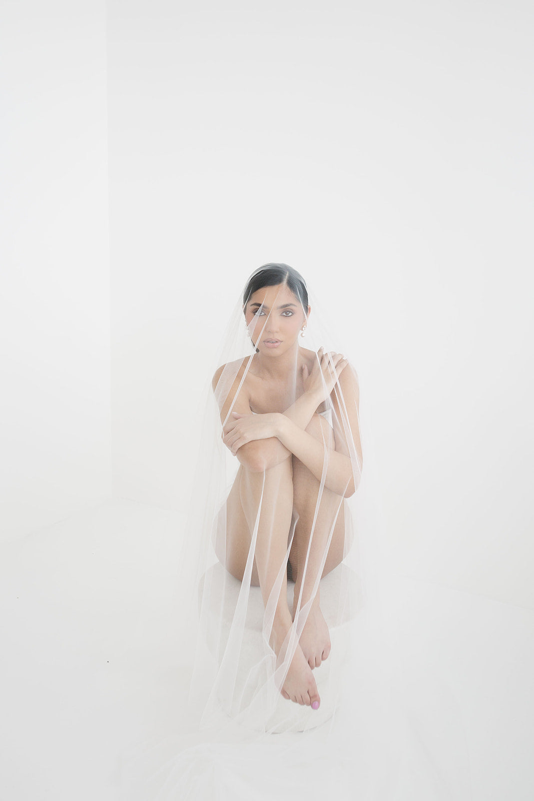 CLAIRE Extra Long Blusher Bridal Drop Veil