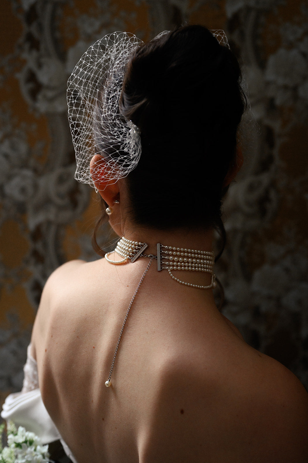 JOLENE Simple Birdcage Veil