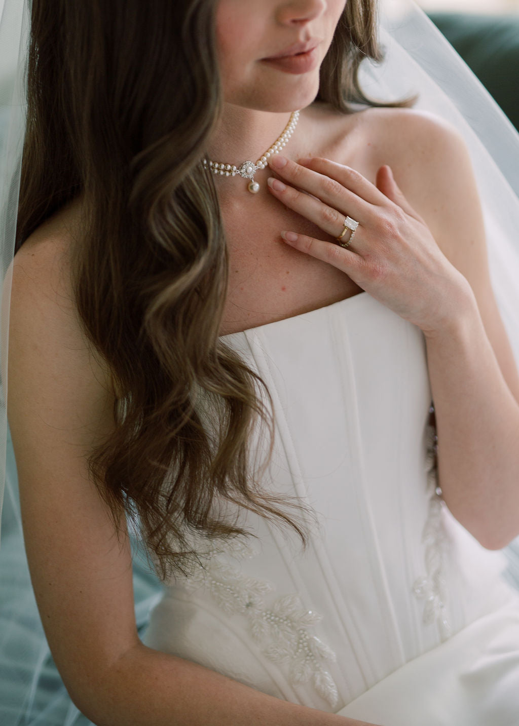 SYLVIE Double Strand Pearl Choker