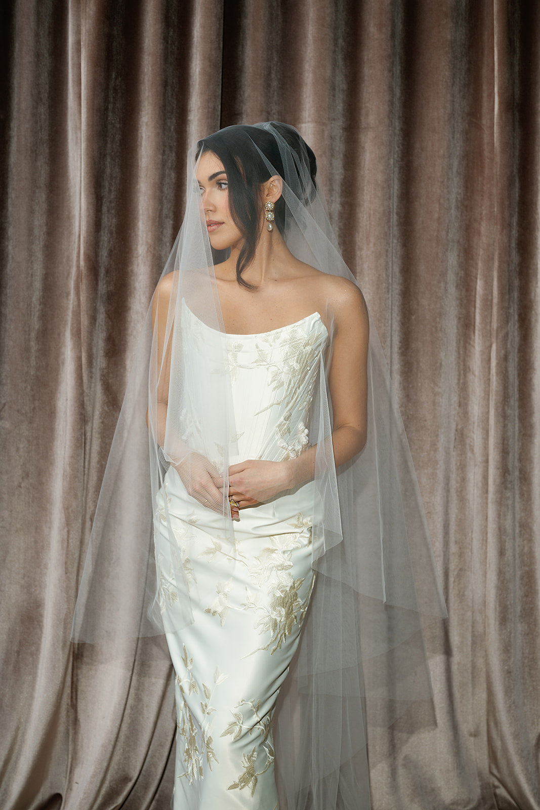 DAUPHINE Wedding Drop Veil