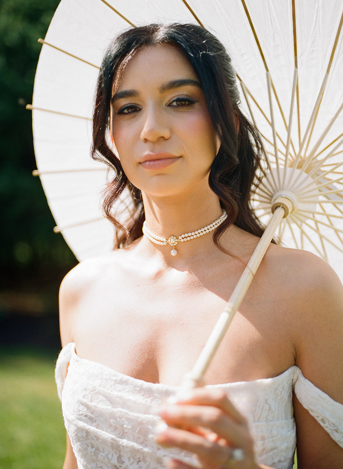 SYLVIE Double Strand Pearl Choker