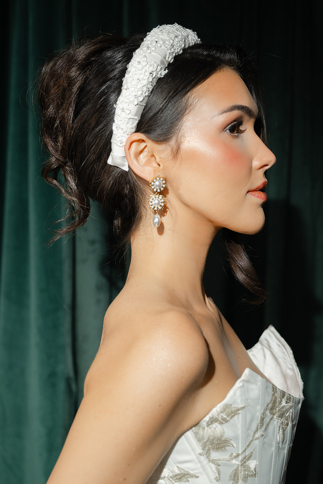 ZARAH Filigree Pearl Drop Earrings