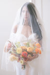 MARGARITE Draped Wedding Veil