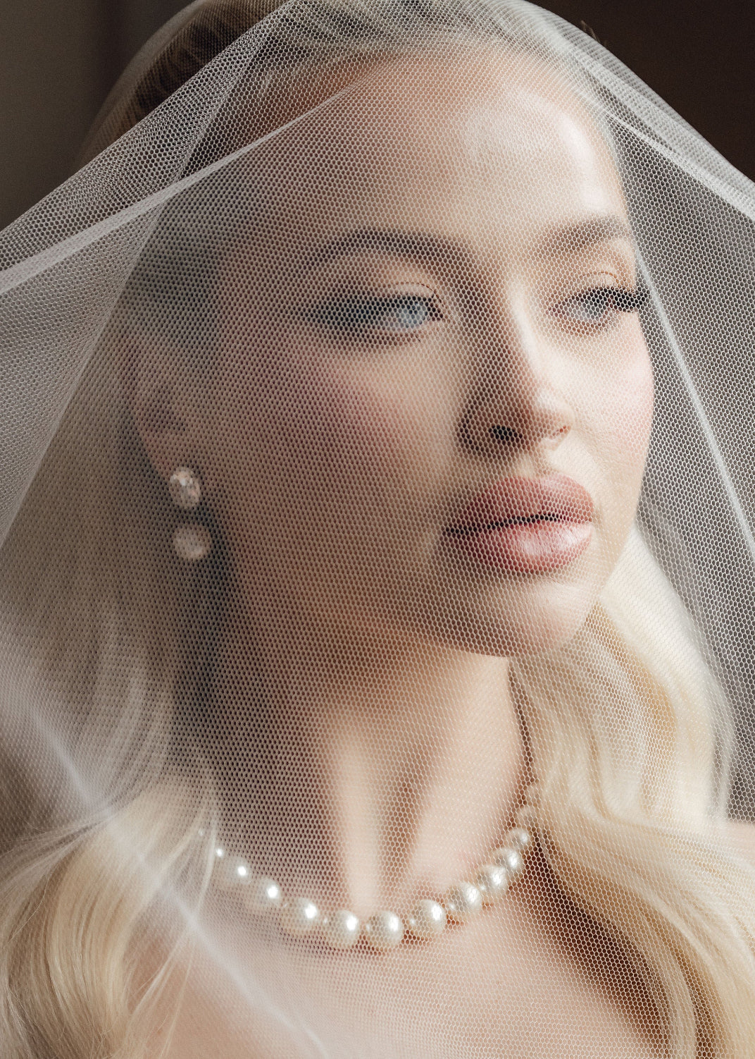 DELPHINE Wedding Drop Veil