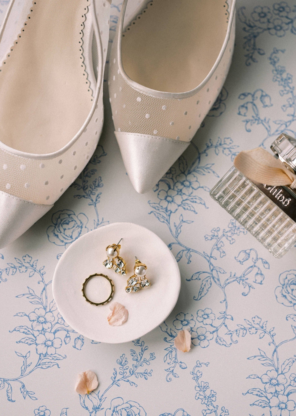 modern bridal earrings handmade in canada