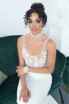 DORA Crystal Lace Bridal Cuff