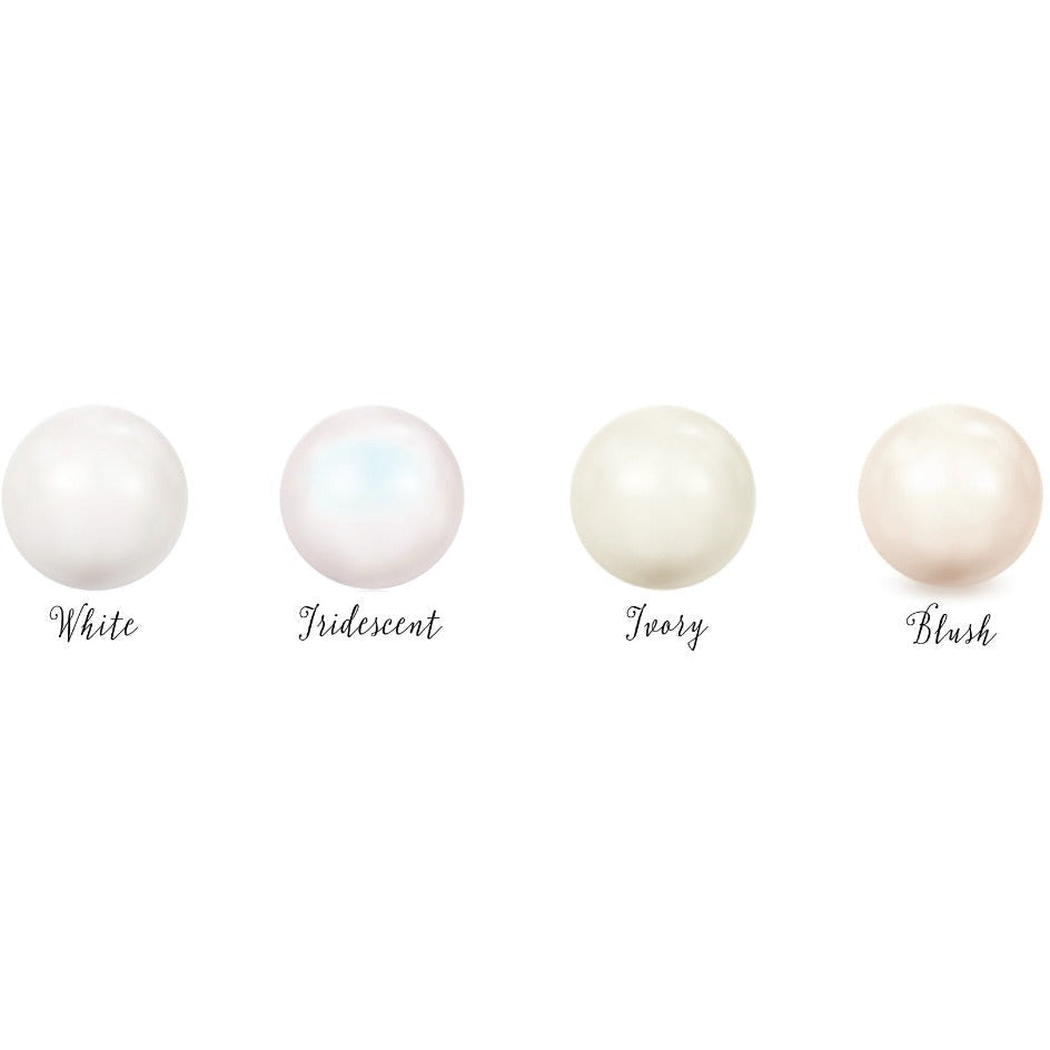 pearl colour card for earrings