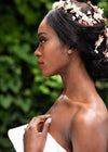 rose gold flower earrings for brides in canada