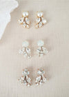 TILDA Crystal Bridal Stud Earrings