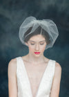 simple minimalist modern short wedding veil for brides in canada