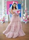 ariana grande inspired wedding veil with detachable bow for brides
