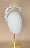 AUSTINE Tall Floral Bridal Crown