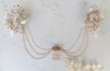 TAYLOR Rose Gold Flower Hair Chain