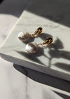 CHANTELLE Coin Pearl Drop Earrings