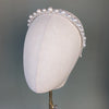 large pearl and crystal bridal headband for weddings